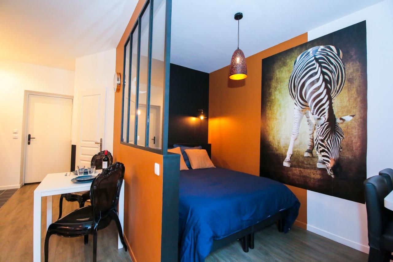 Ferienwohnung Le Zebre, T1 Hypercentre Chic Et Cosy, Wifi Par Sovalfi Saint-Etienne  Exterior foto